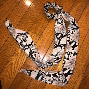 boutique hair scarf with scrunchie